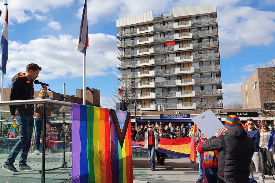 demonstratie krimpen leon houtzager