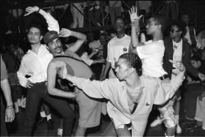 Legendarische voguers Luis, Danny, Jose en David-Ian Xtravaganza New York, mei 1989