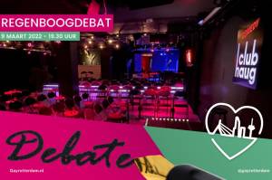 Regenboogdebat in Comedy Club Haug