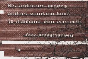 Dichtregels Rien Vroegindeweij