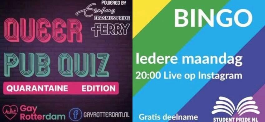 Queer Pub Quiz gaat online door en krijgt gezelschap